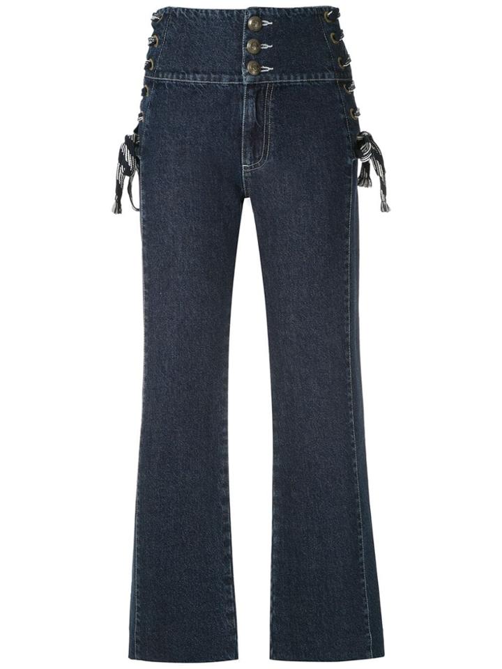 Andrea Bogosian Pi Straight Jeans - Blue