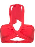 Seafolly Bandeau Bikini Top - Red