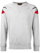 Alexander Mcqueen - Embroidered Patch Sweatshirt - Men - Cotton - Xl, Grey, Cotton