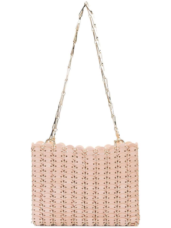 Paco Rabanne Woven Ring Crossbody Bag - Nude & Neutrals