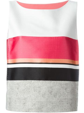 Roberto Capucci Striped Crop Top