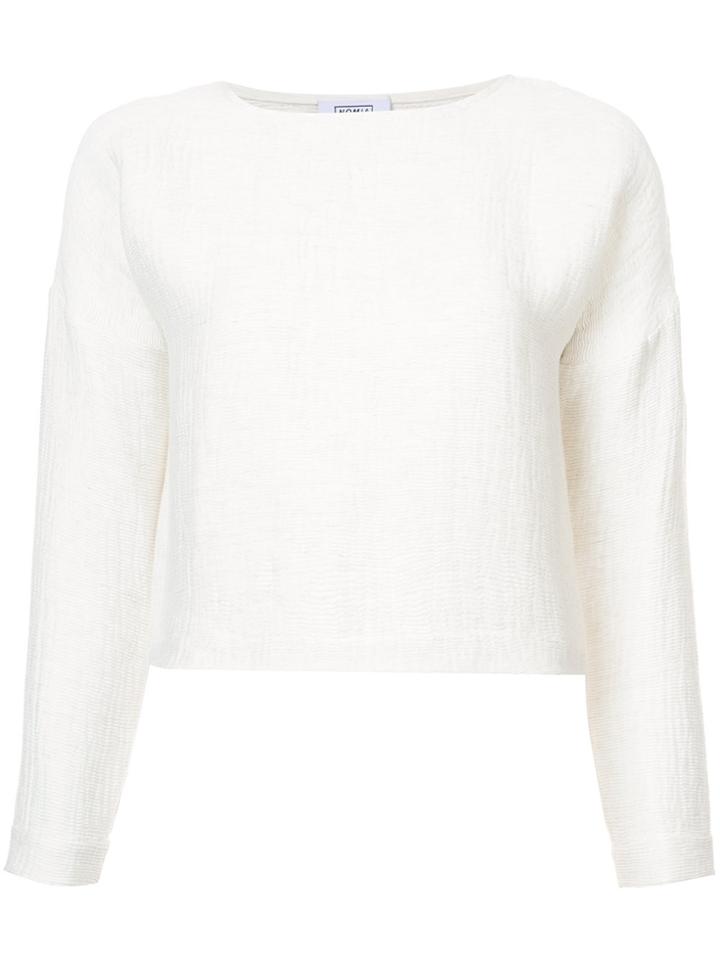 Nomia Pleated Blouse - Nude & Neutrals