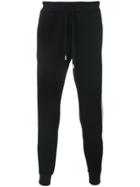 Cavalli Class Side Stripe Joggers - Black