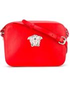 Versace Palazzo Medusa Shoulder Bag, Women's, Red, Calf Leather