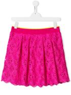 Alberta Ferretti Kids Teen Lace Skirt - Pink