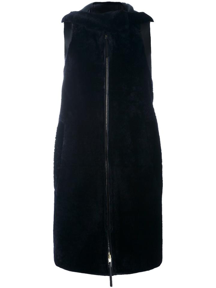 Marni Shearling Gilet - Black