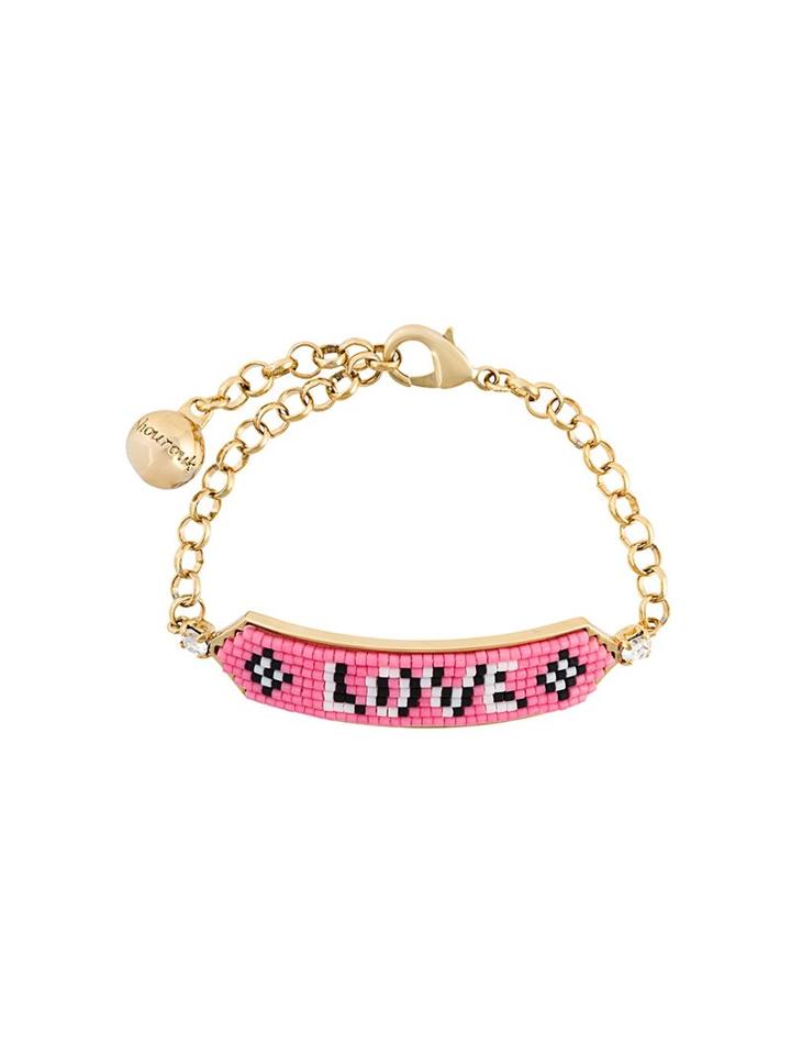 Shourouk 'moodz' Love Bracelet, Women's, Metallic