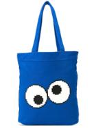 Mostly Heard Rarely Seen 8-bit Cookie Cookie Tote - Blue