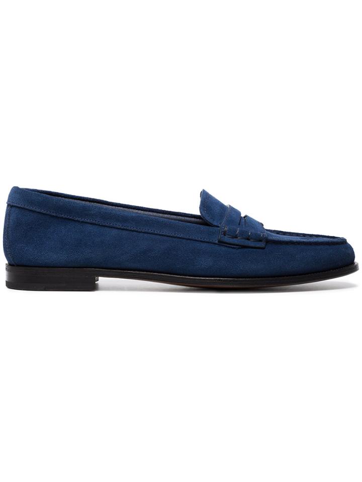 Church's Blue Kara Suede Loafers