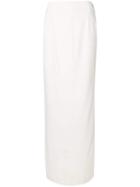 Gianfranco Ferré Pre-owned 1990's Embroidered Maxi Skirt - Neutrals