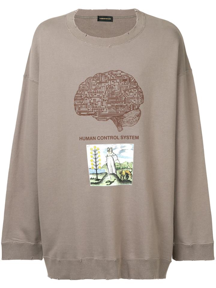 Undercover Human Control System Sweatshirt - Grey