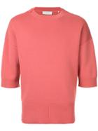 Cerruti 1881 Cropped-sleeve Sweater - Pink & Purple