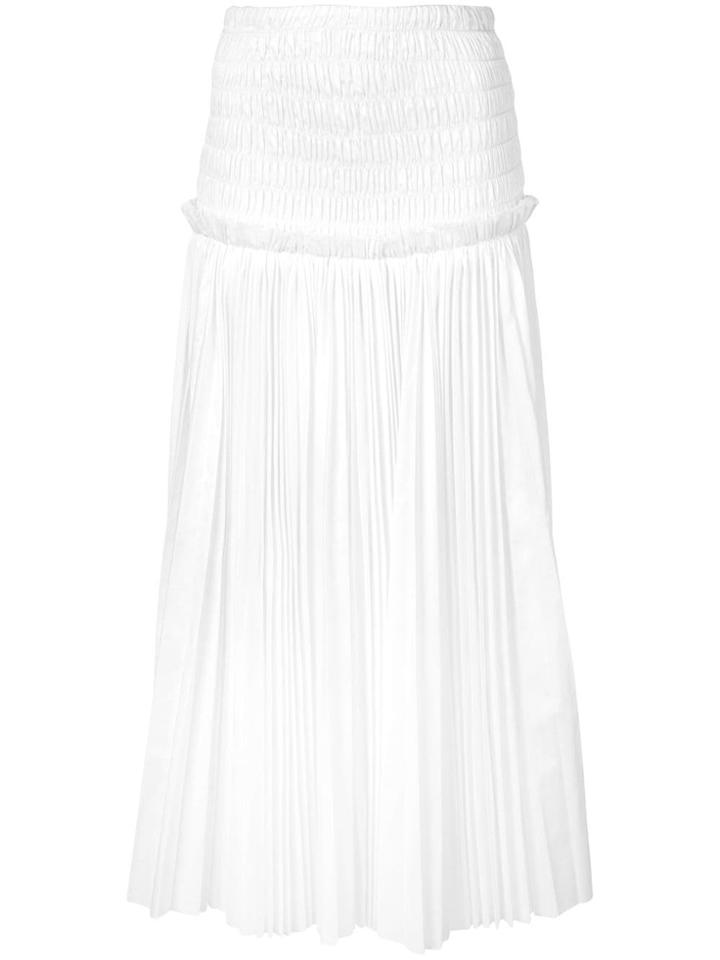 Khaite Full Skirt - White