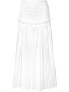 Khaite Full Skirt - White