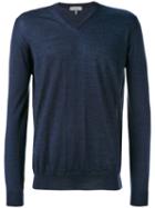 Lanvin - V-neck Jumper - Men - Wool - Xl, Blue, Wool