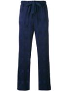 Matthew Miller - Payero Loose Fit Joggers - Men - Viscose - S, Blue, Viscose