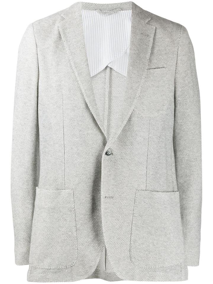 Hackett Textured Blazer - Grey