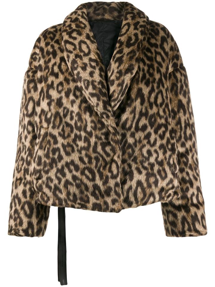 Unravel Project Leopard-print Jacket - Neutrals
