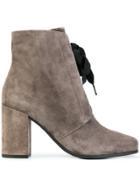 Kennel & Schmenger Lace-up Ankle Boots - Grey