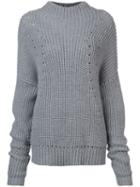 Jason Wu Chunky Knit Sweater - Grey