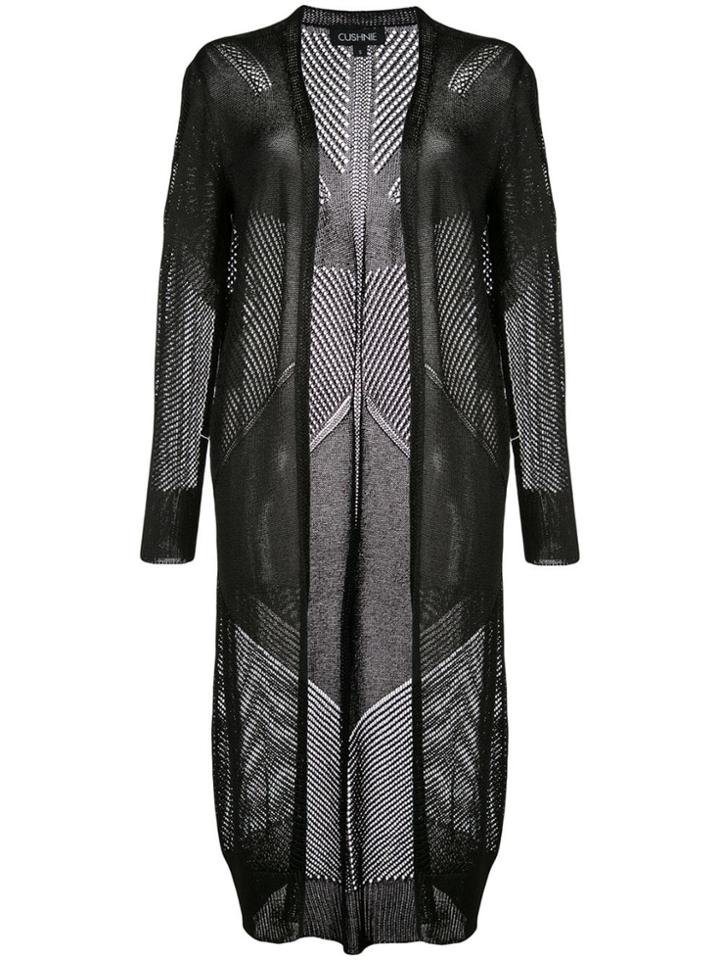 Cushnie Mid-length Cardigan - Black