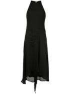 Manning Cartell Fringed Detail Asymmetric Dress - Black