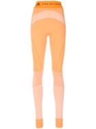Adidas By Stella Mccartney Seamless Yoga Leggings - Yellow & Orange