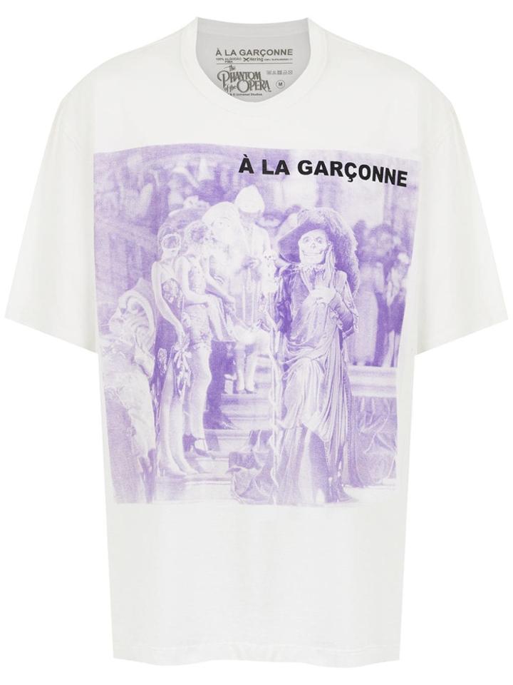 À La Garçonne The Phanton Of The Opera T-shirt - White