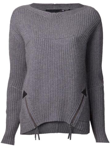 L.a.m.b. Zip Front Sweater