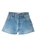 Re/done Denim Shorts, Women's, Size: 31, Blue, Cotton