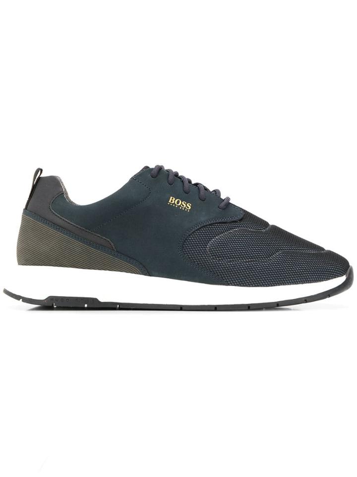 Boss Hugo Boss Mesh Low-top Sneakers - Blue