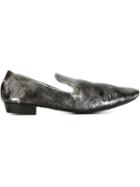 Marsèll Almond Toe Slippers, Women's, Size: 36, Grey, Leather