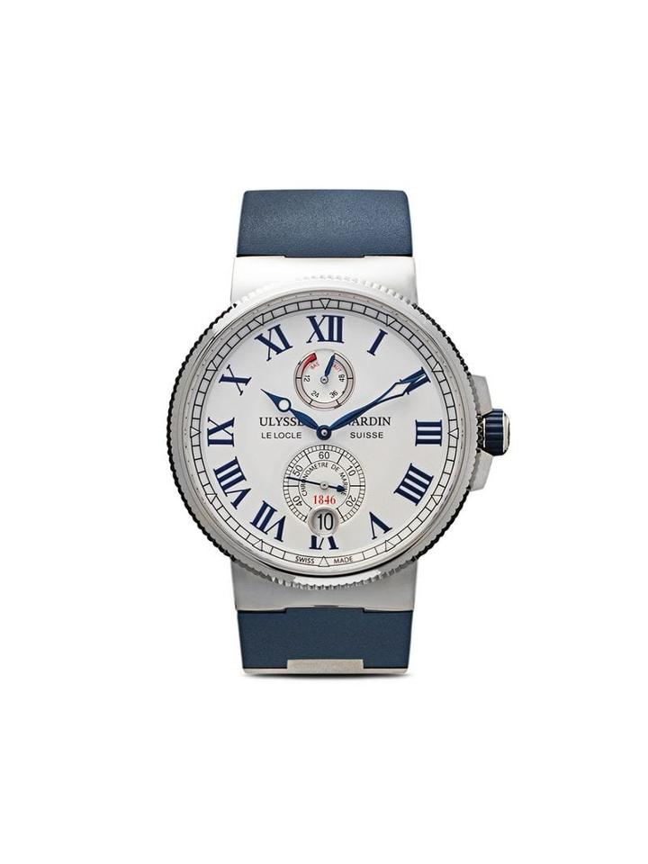 Ulysse Nardin Marine Chronometer 45mm - White, Roman Fig.