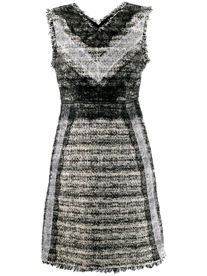 Giambattista Valli Fringed Dressa - Black