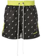 Daniel Patrick Logo Venice Trunk Shorts - Black