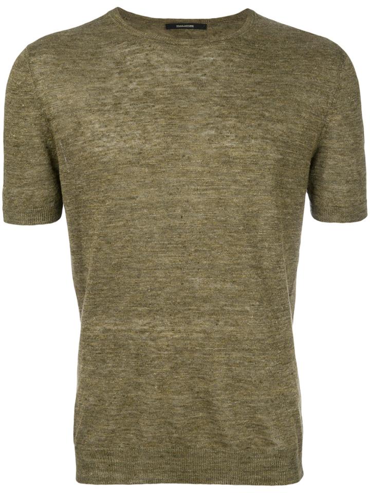Tagliatore Plain T-shirt - Green