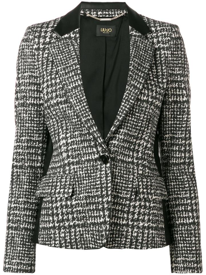 Liu Jo Printed Blazer - Black