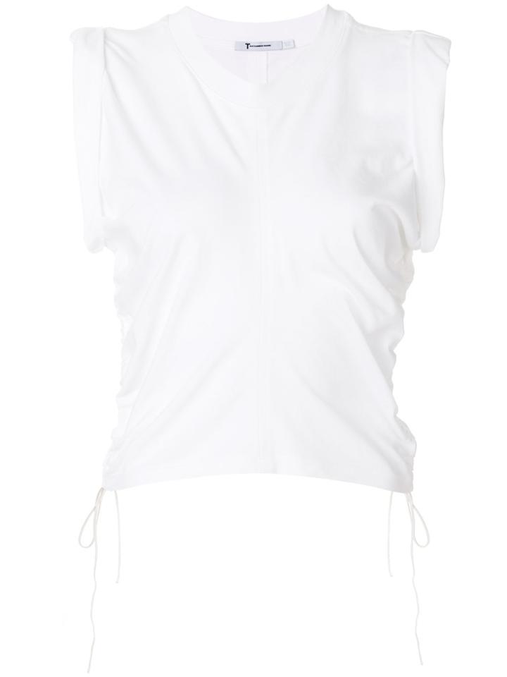 T By Alexander Wang Ruched Tank Top - White