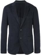Z Zegna Plaid Single Breasted Blazer, Men's, Size: 52, Grey, Polyamide/cupro/wool