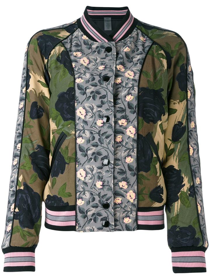 Coach Printed Reversible Bomber Jacket - Green