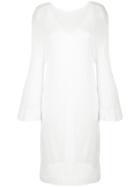 Osklen Fluid Fresh Dress - White