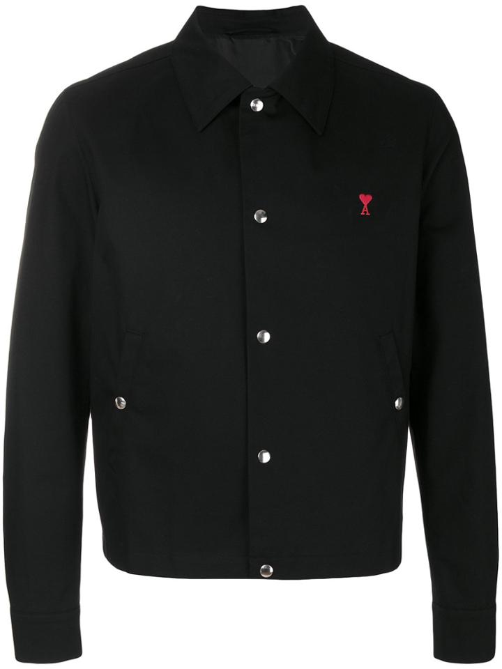 Ami Alexandre Mattiussi Snap Button Jacket - Black