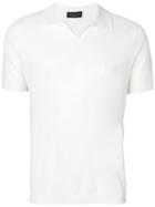 Roberto Collina Knit Polo Shirt - White