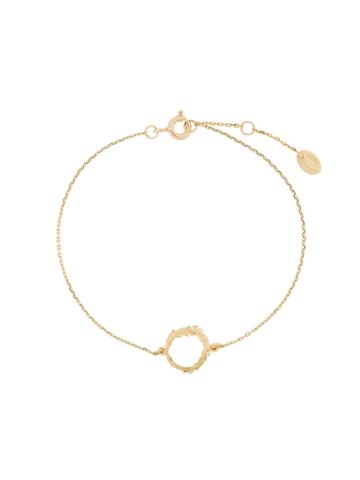 Alex Monroe Plume Loop Bracelet - Gold