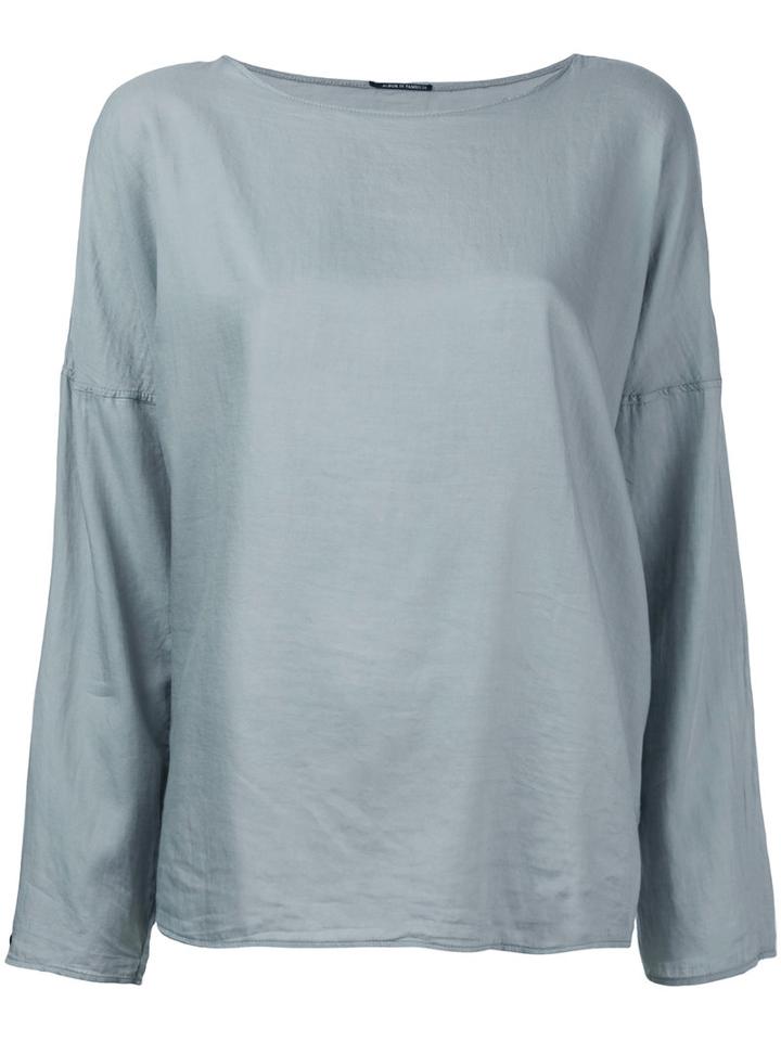 Album Di Famiglia - Long Sleeve T-shirt - Women - Cotton - S, Grey, Cotton