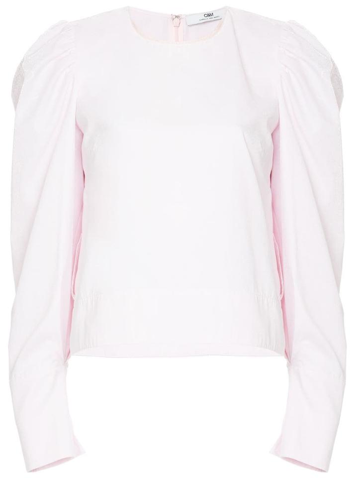 C & M Exaggerated Sleeve Blouse - Pink
