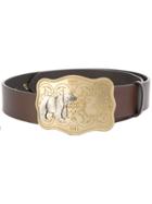 Dsquared2 Embossed Buckle Belt - Brown