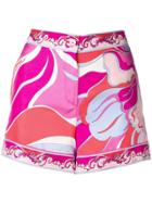Emilio Pucci Rivera Printed Shorts - Pink