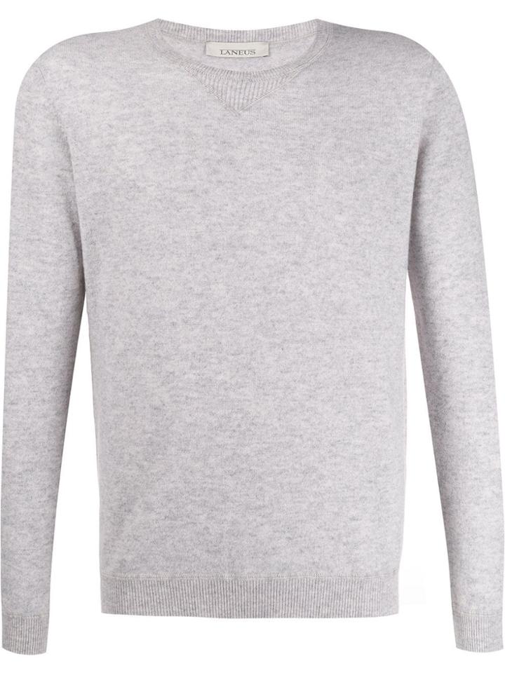Laneus Crew-neck Cashmere Sweater - Grey