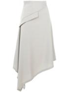 J.w.anderson - Asymmetric Skirt - Women - Polyester - 12, Nude/neutrals, Polyester